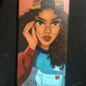 Melanin female phone case